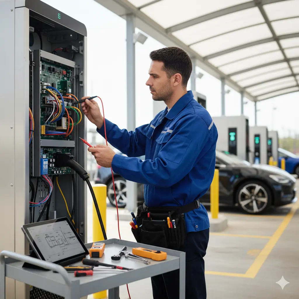Bornes de recharge électriques sur poteaux électriques: une nouvelle Solution pour les conducteurs urbains